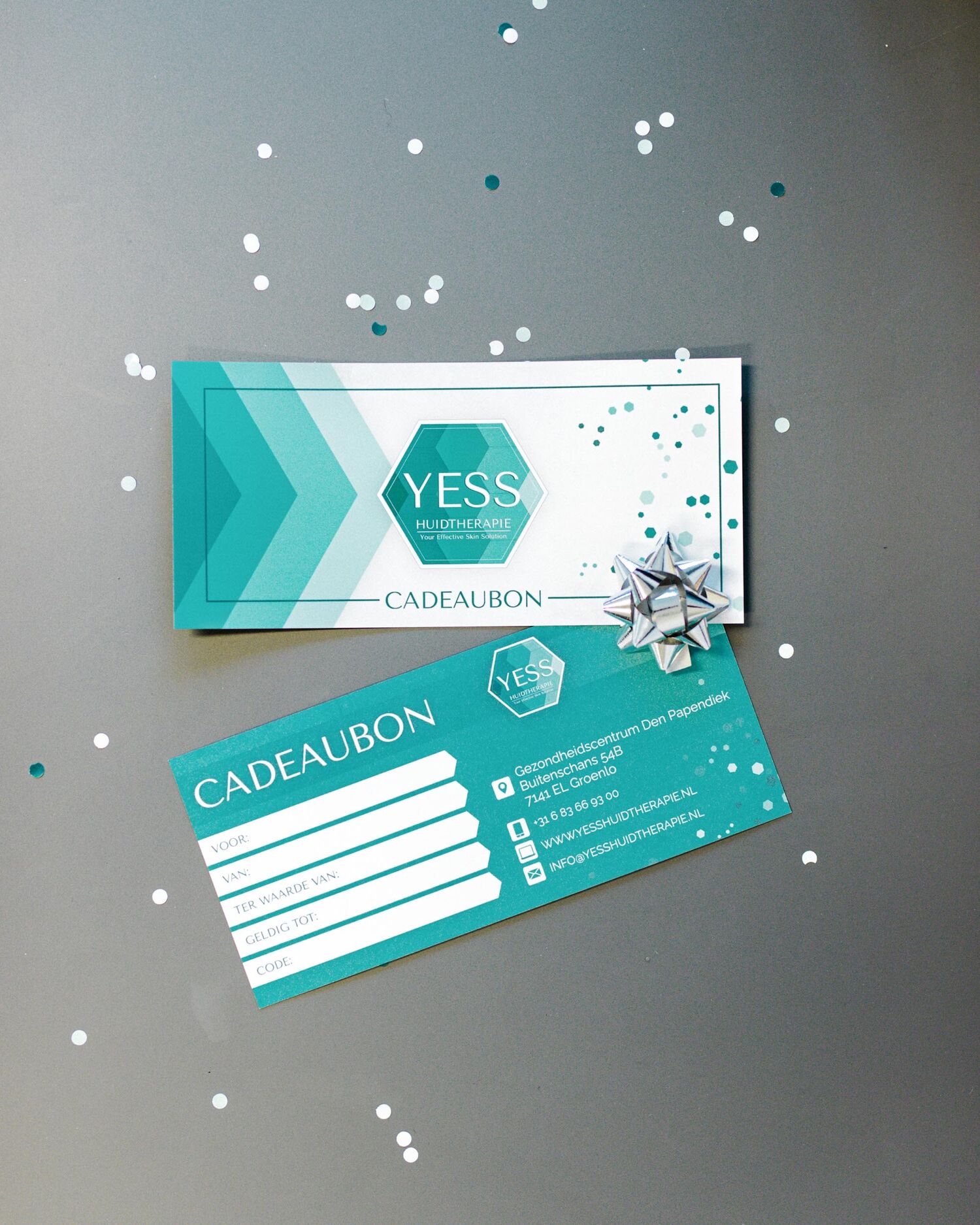 Cadeaubon YESS Huidtherapie Huidtherapeut Groenlo